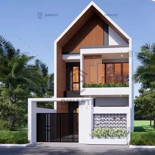 Desain Rumah 2 Lantai Scandinavian Mewah