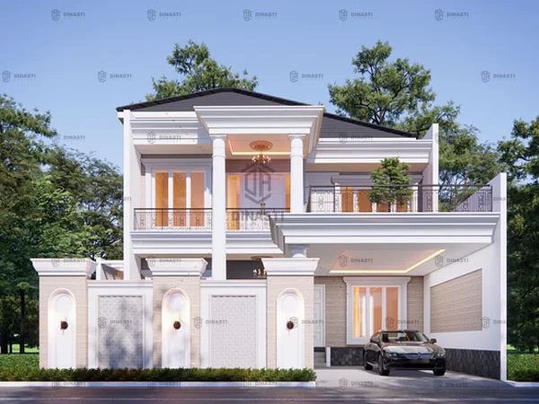 Rumah Mewah 2 Lantai Gaya Eropa