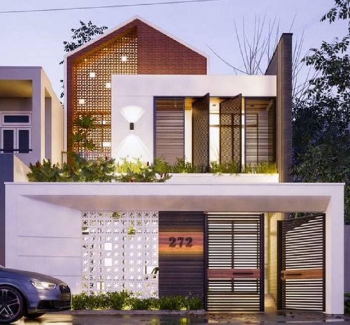 Desain muka rumah minimalis modern