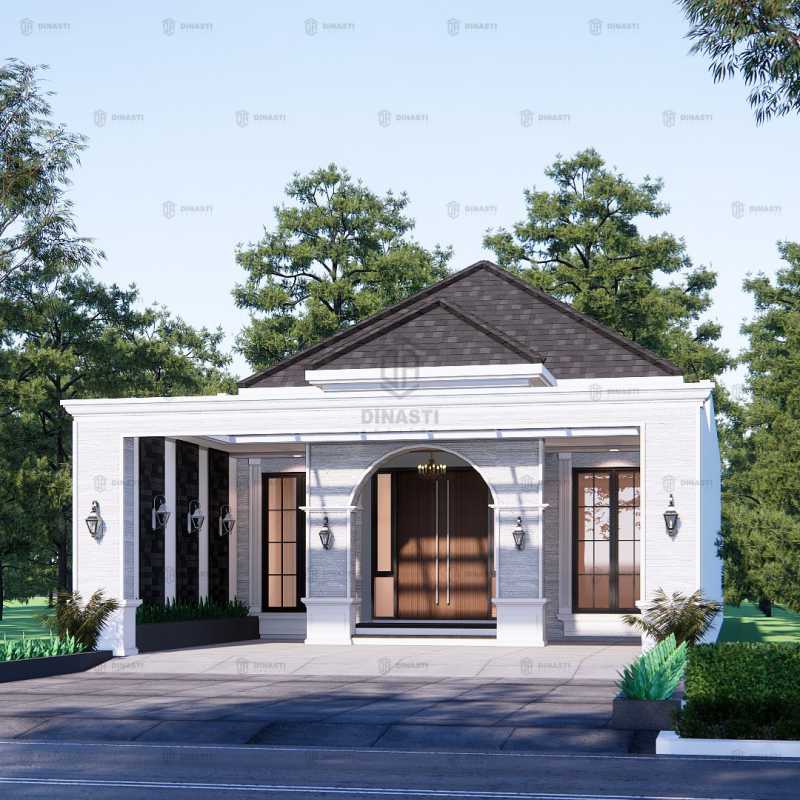 Villa dengan Teras dan Taman Kecil