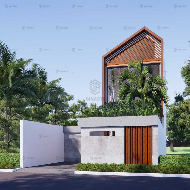 Rumah 2 Lantai Mungil Cantik Tropis