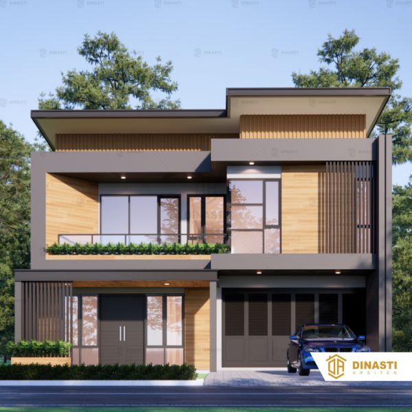 desain rumah industrial