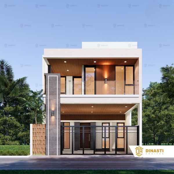 Desain rumah 2 lantai sederhana dan biaya