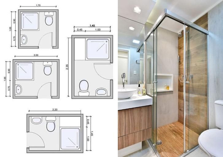 denah kamar mandi minimalis