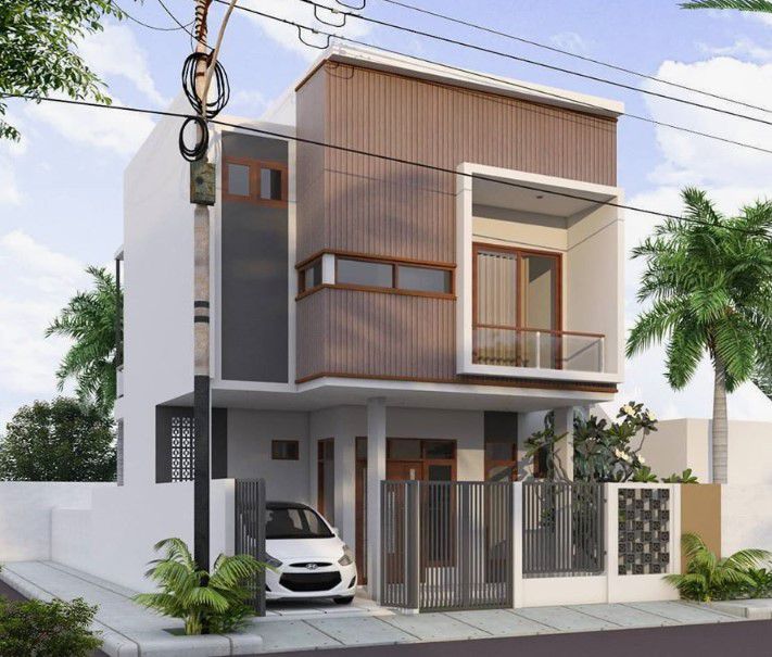 Desain Rumah 2 Lantai Minimalis Modern Elegan