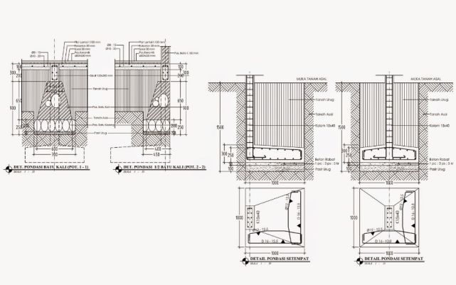 Gambar Pondasi Rumah 9x7 3 Kamar