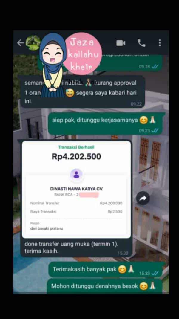Testimoni bukti transfer 27
