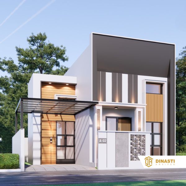 Rumah Mungil Modern 2 Lantai