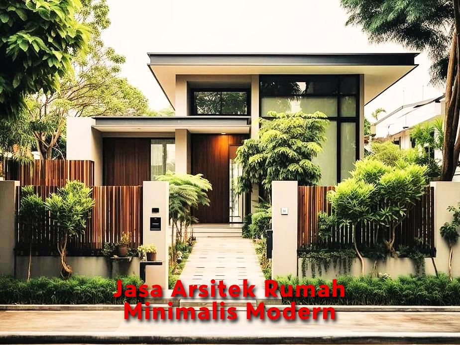 Jasa arsitek rumah minimalis modern