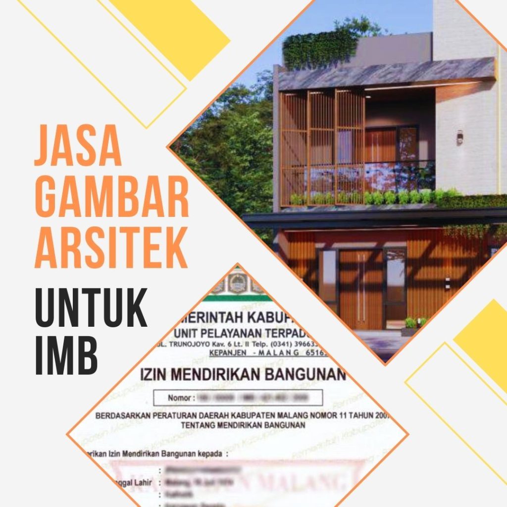 Jasa gambar arsitek untuk IMB