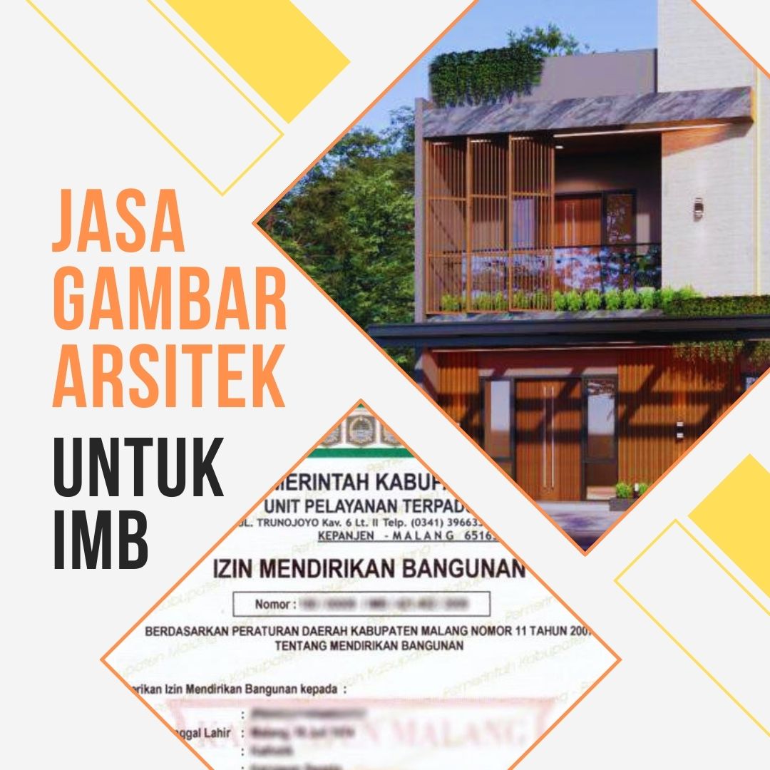 Jasa gambar arsitek untuk IMB