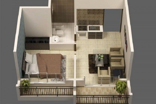 Kamar Tidur Rumah Type 21