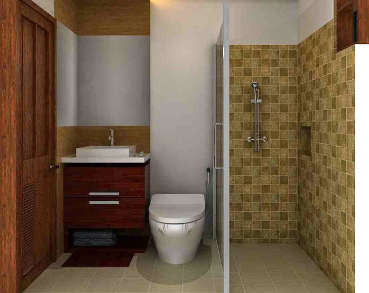 Kamar mandi rumah tipe 21