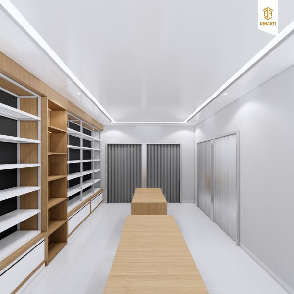desain Interior rumah toko