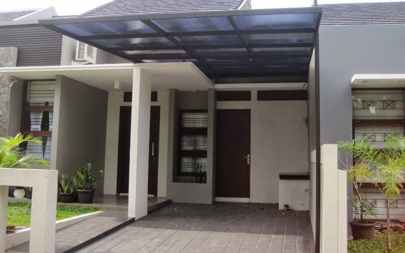 model garasi depan rumah