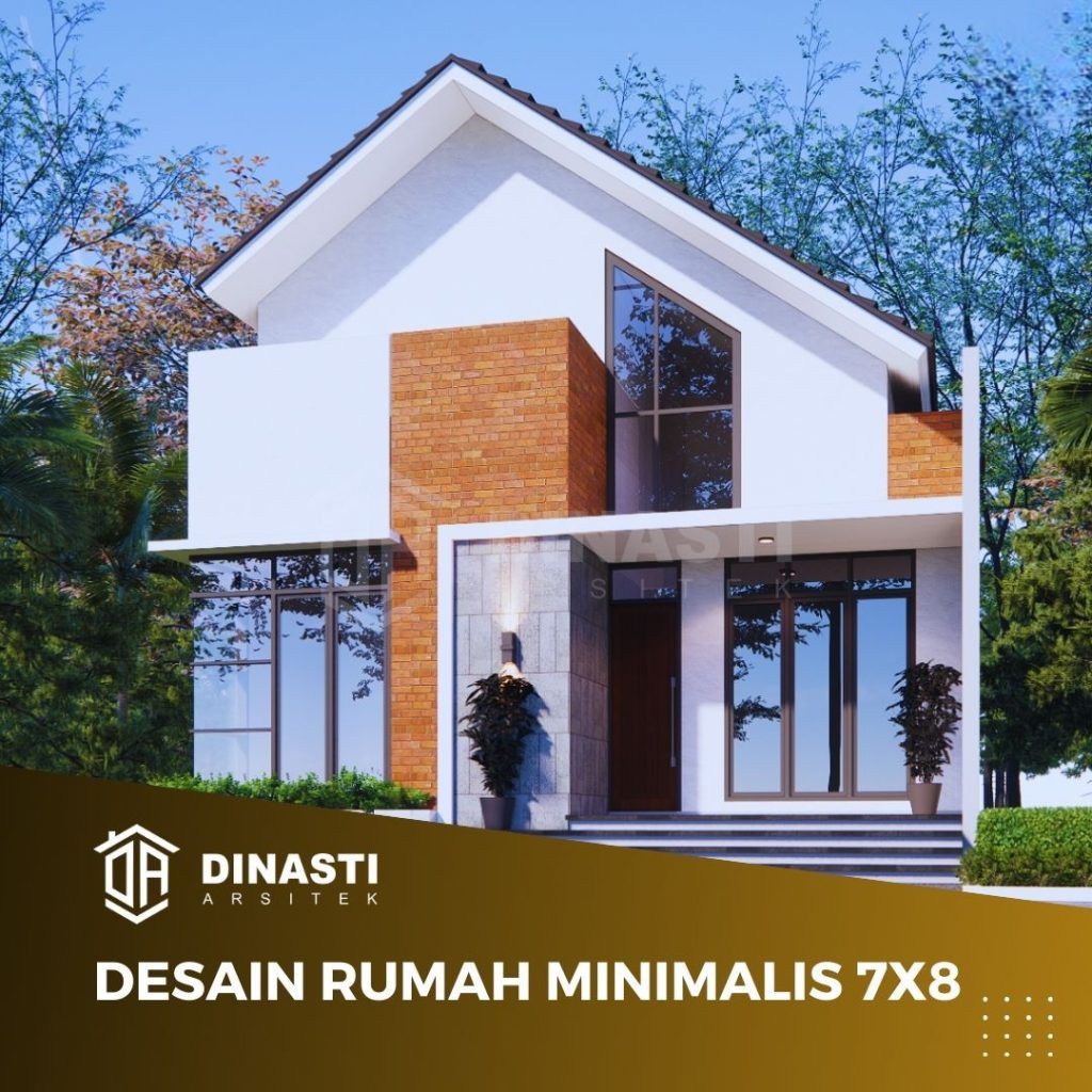 Desain Rumah Minimalis 7x8 Meter