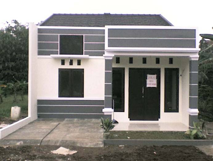 desain rumah sederhana 2 kamar di kampung baru