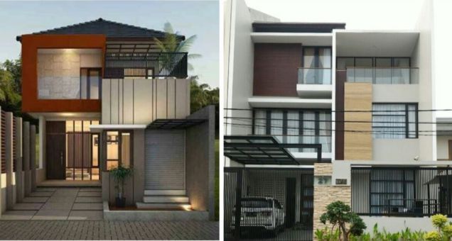 tampak depan rumah minimalis 8x10 inspiratif