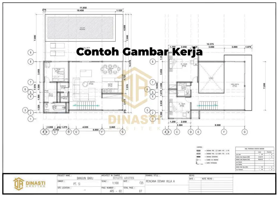 Contoh Gambar Kerja