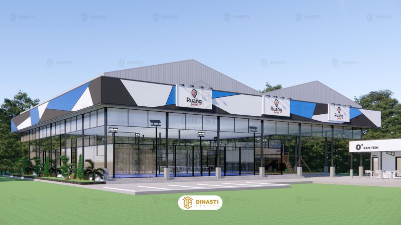 Jasa desain lapangan padel untuk hotel & resort