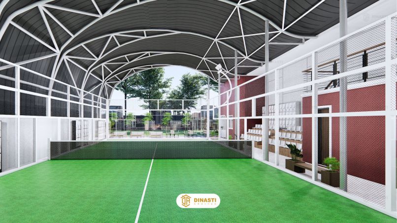 Jasa desain lapangan padel untuk sekolah & kampus