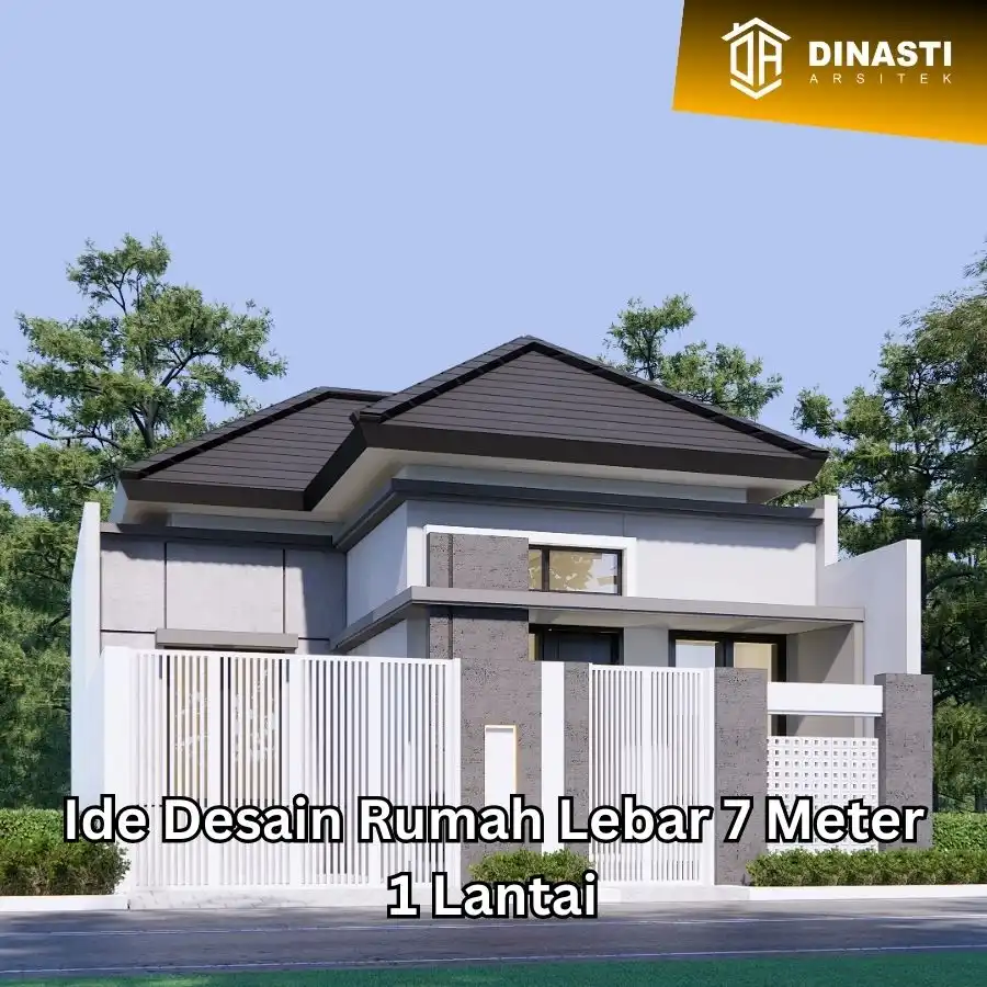 Ide Desain Rumah Lebar 7 Meter 1 Lantai