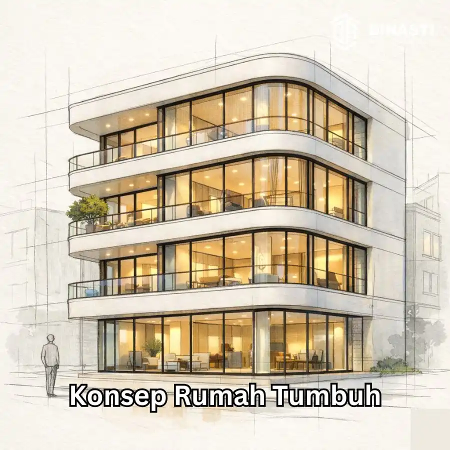 konsep rumah tumbuh